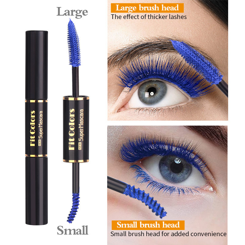 Fit Colors Double-head colored mascara is thick, curly and less likely to smudge white hair Specification drawing