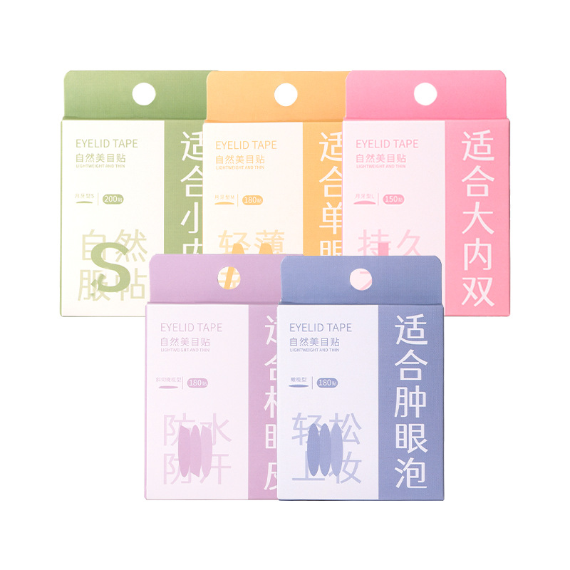 Ueno Lamila's simulated honeycomb pattern lace double eyelid stickers are natural, invisible and leave no trace, and are perfect for puffy and blistering eyes Item Picture