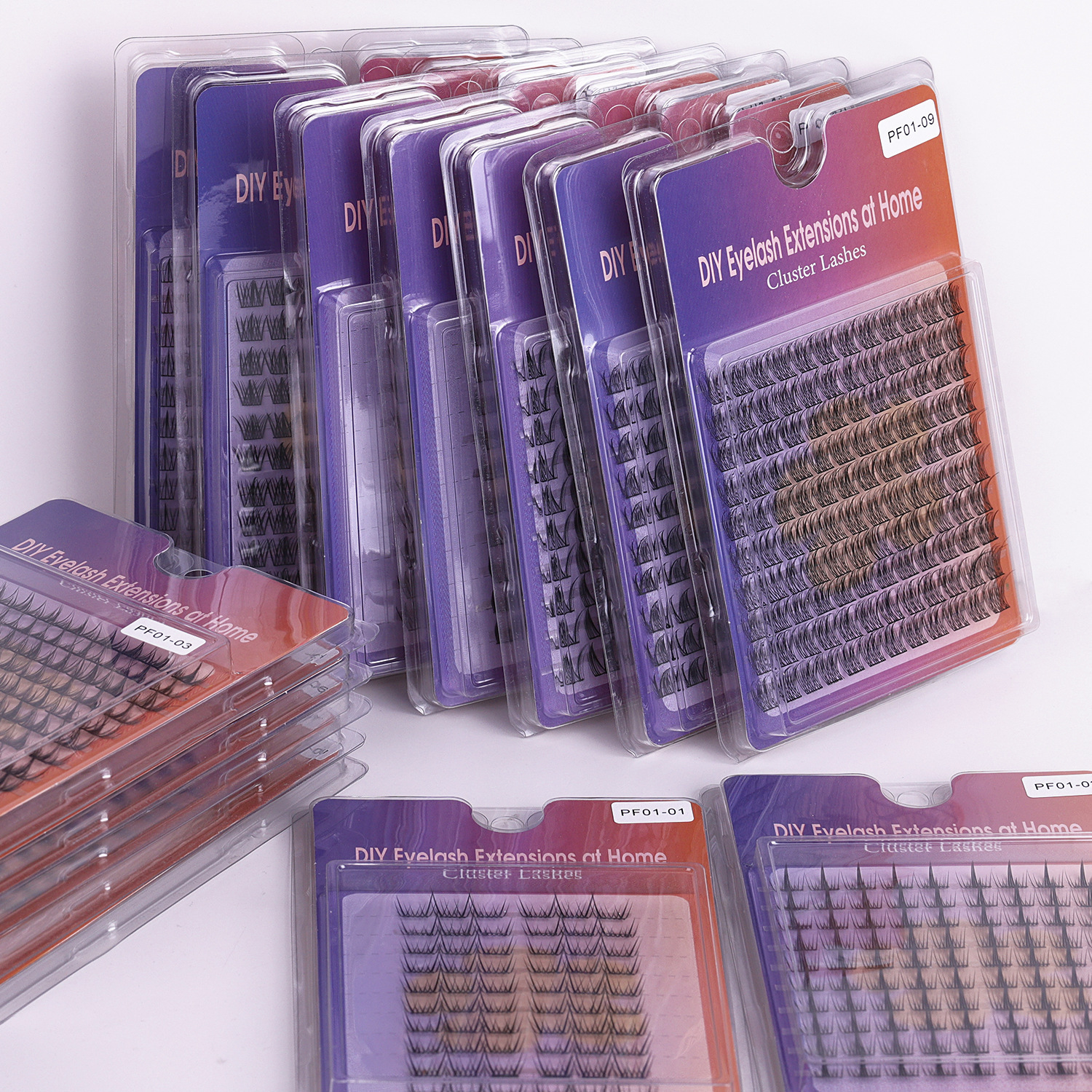 10-row large-capacity false eyelashes, naturally thick and segmented comic eyelashes, fox-style sunflowers in stock from the manufacturer Application Scenario