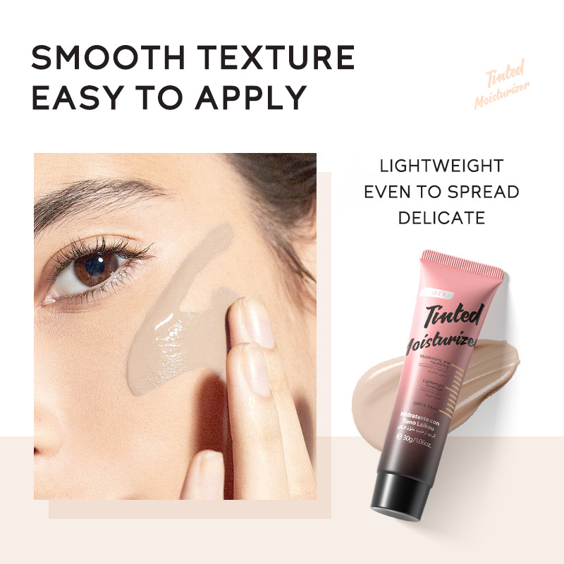 LAIKOU 30g Cross-border Coloring Cream for brightening the skin, moisturizing and preventing makeup from smudging. Available in multiple shades. In stock Application Scenario