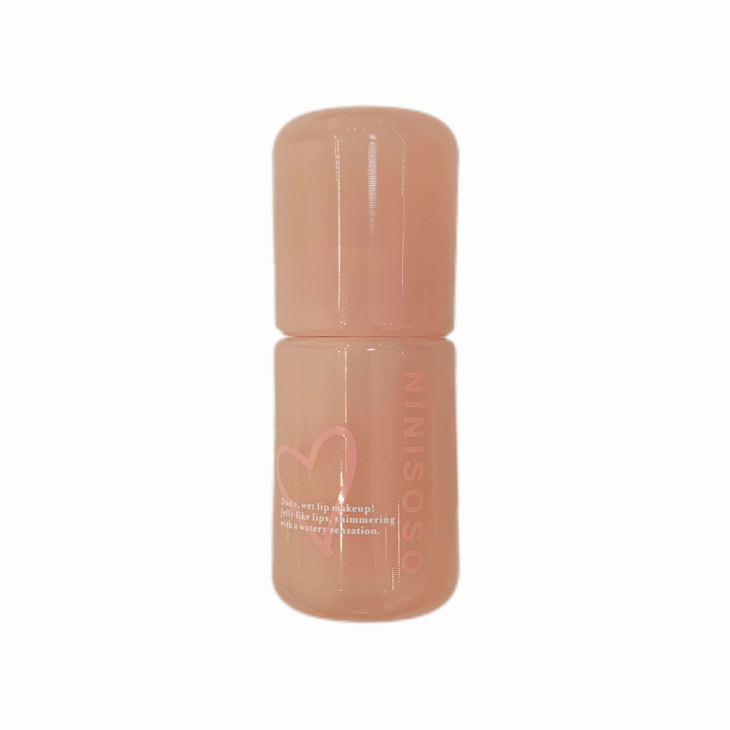 NINISOSO Large Ice Bucket Water Light Mirror Lip Gloss, Lip gloss, Whitening Lip mud, non-stick lipstick, student lip gloss for girls Item Picture