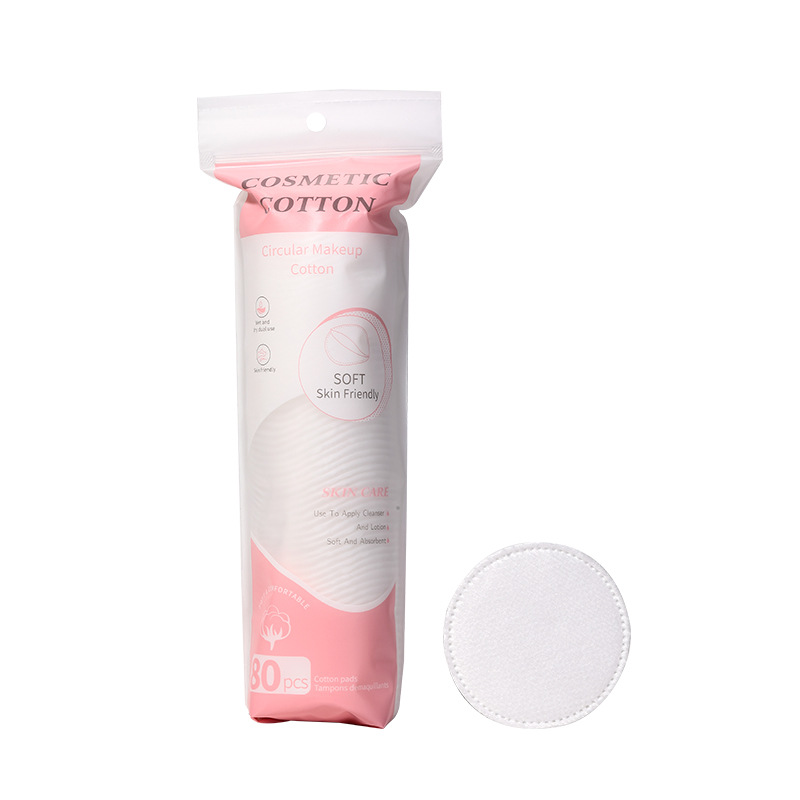 LMLTOP 80pcs Cotton Round Pads Makeup Cotton Pads SY443 Item Picture