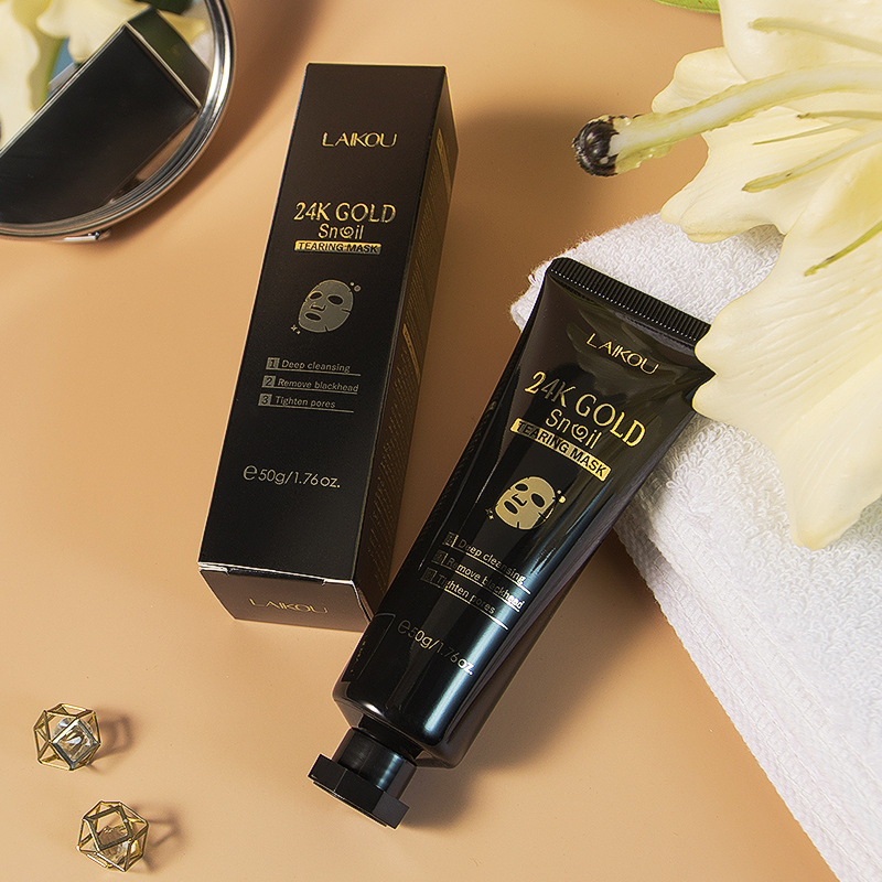 LAIKOU Gold Leaf Peel-off Mask 50g (Color box) Pore Cleansing Skin care products Cross-border supply