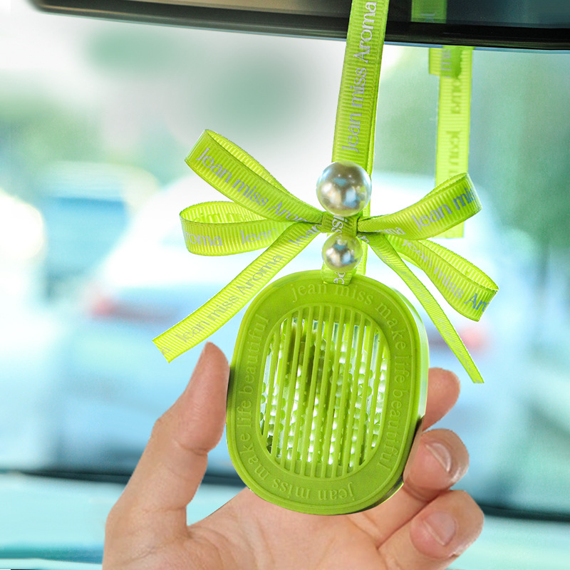 Xiaocheng Yixiang's new car aroma diffuser with long-lasting fragrance, gardenia and osmanthus fragrance pendant, car perfume wholesale Specification drawing