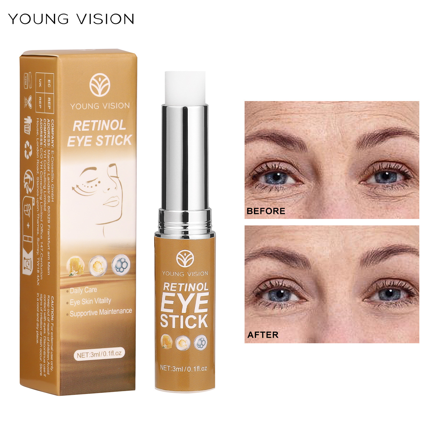 YOUNG VISION Retinol Eye Cream Bar details Picture