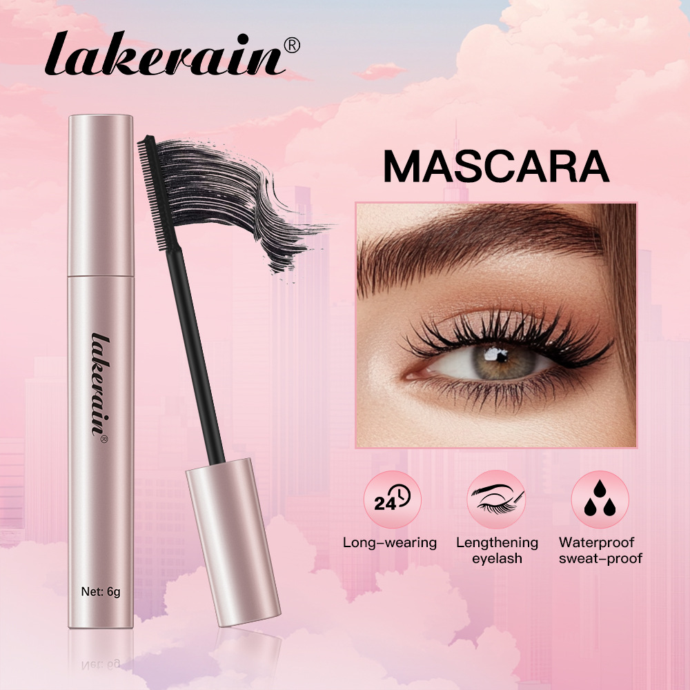 Lakerain Long and curly mascara Black mascara Specification drawing