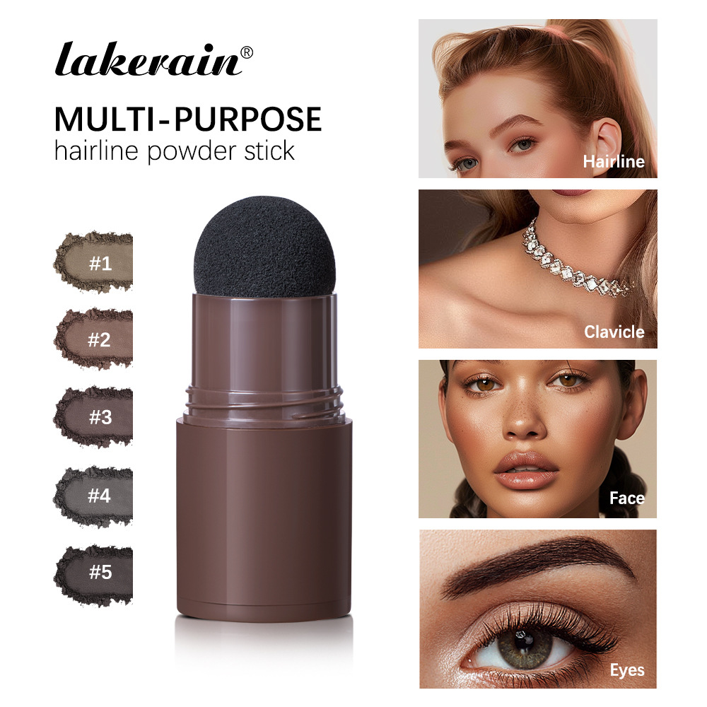 Lakerain Hairline Powder Filling, modifying, Contouring and Shadow Powder Hairline Powder Stick full figure