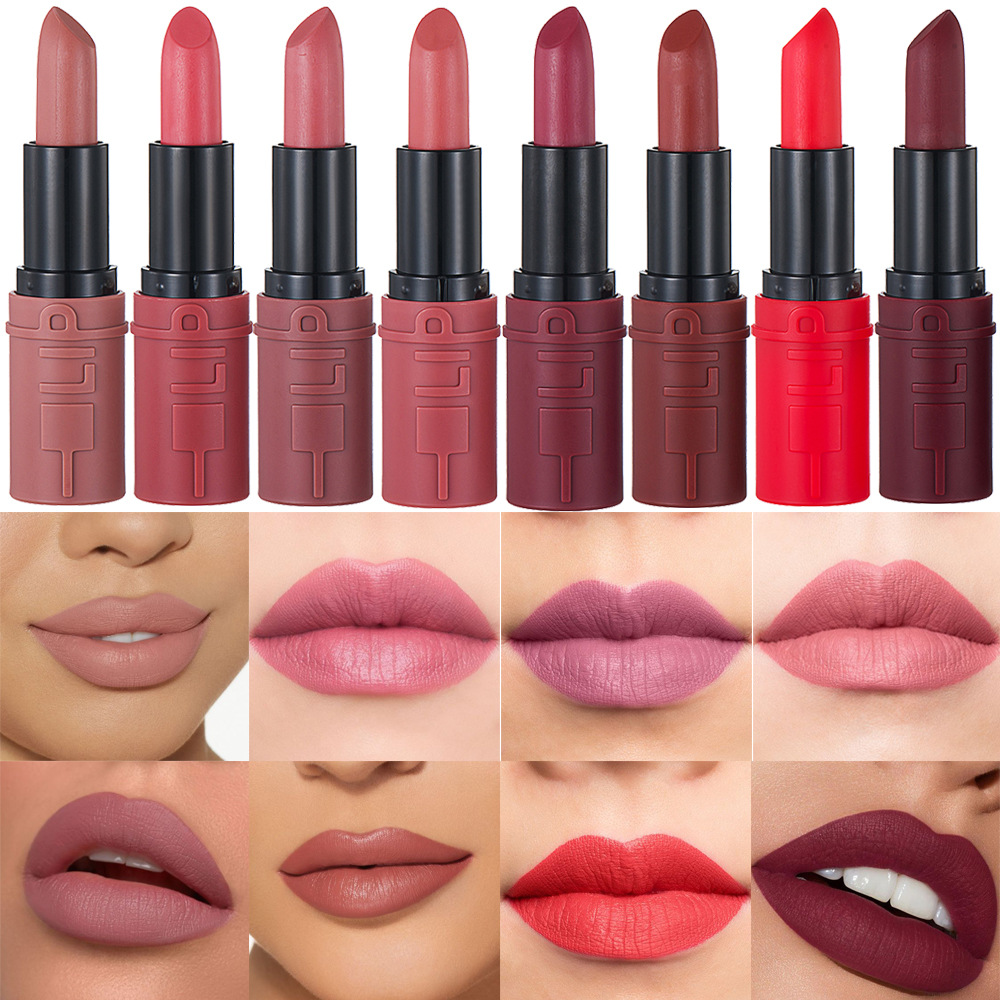 New cross-border lipstick matte matte velvet long-lasting non-fading lipstick lip cosmetics full figure