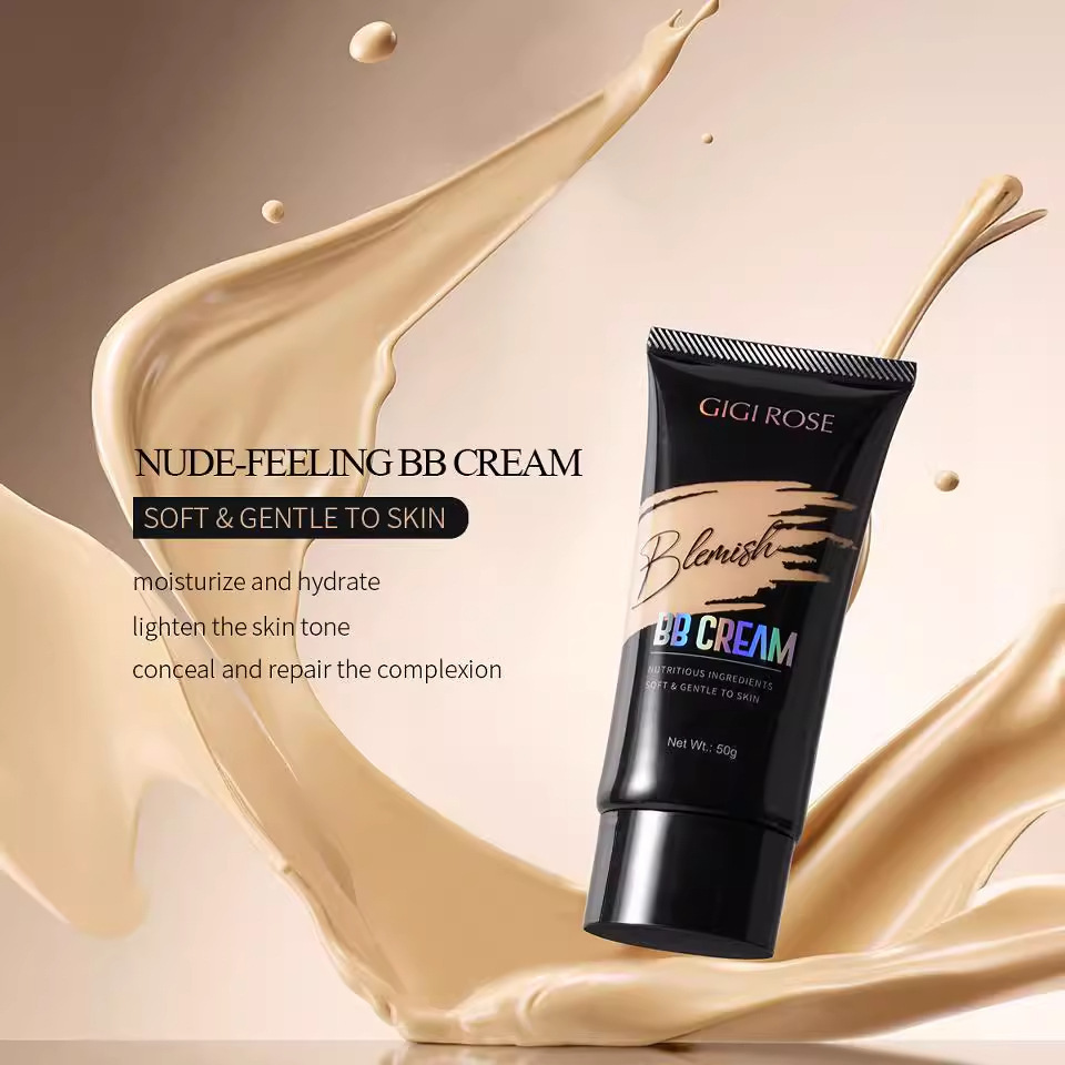 GIGIROSE50gBB cream has a fine and smooth powder texture, is easy to apply and has a matte finish full figure