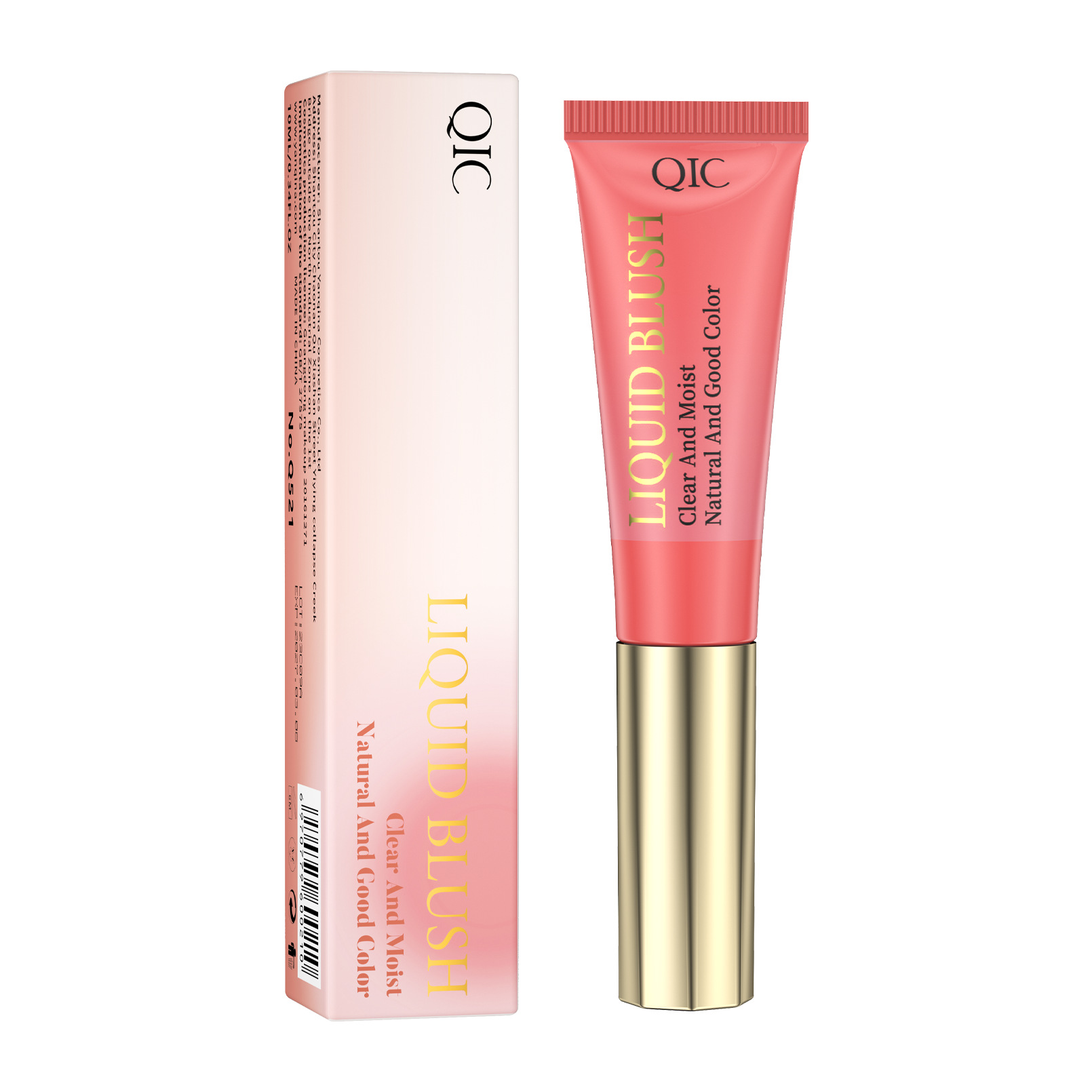 QIC Cross-border Light and Soft Blush Cream Moisturizing, hydrating, easy to spread, Smooth and long-lasting liquid Blush Cross-border makeup Item Picture