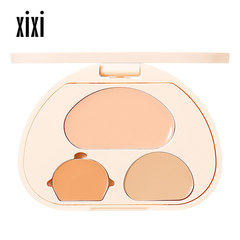 xixi Bubble Raisin Roll Three-color Concealer covers facial spots, acne marks, dark circles, tear troughs, is waterproof and does not smudge Item Picture