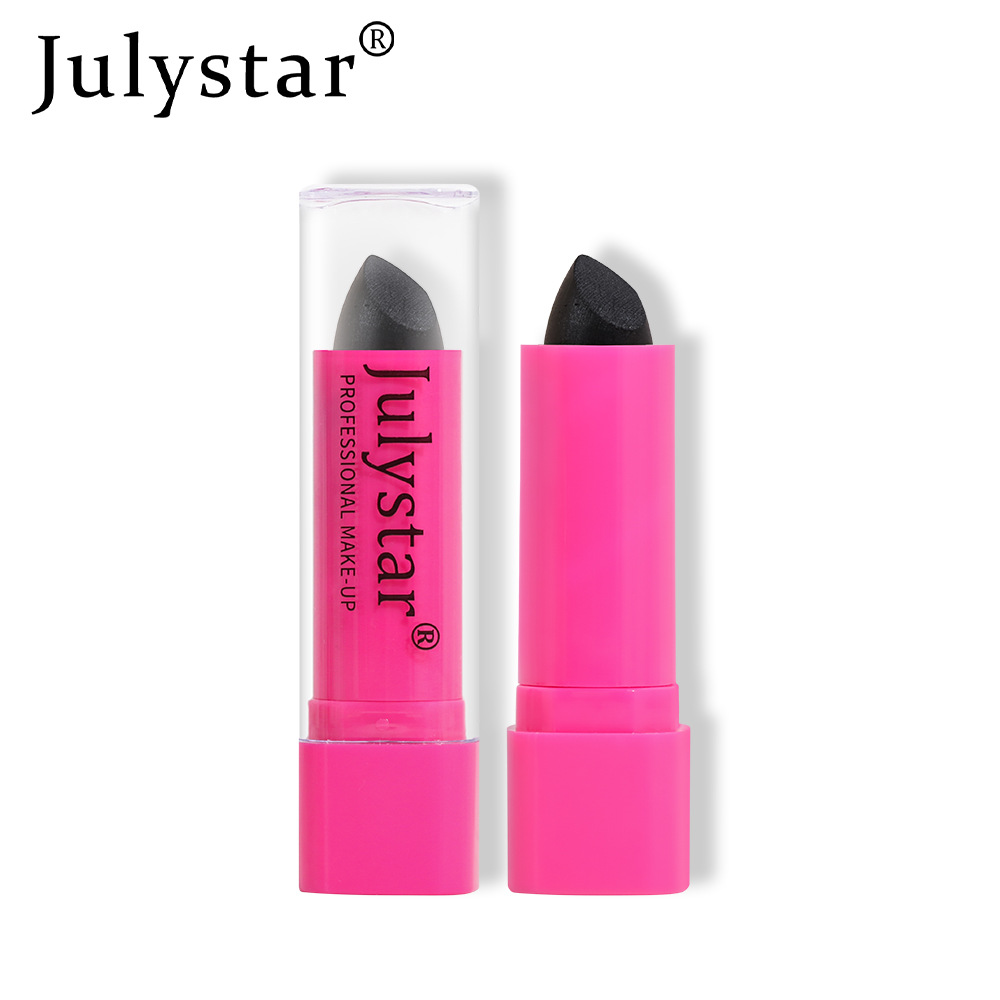Cross-border Halloween non-fading and non-sticking black lipstick for export, single-color natural and long-lasting matte lipstick Item Picture