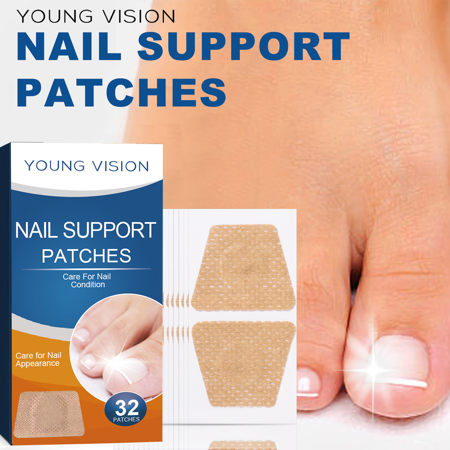 YOUNG VISION Toenail patch full figure