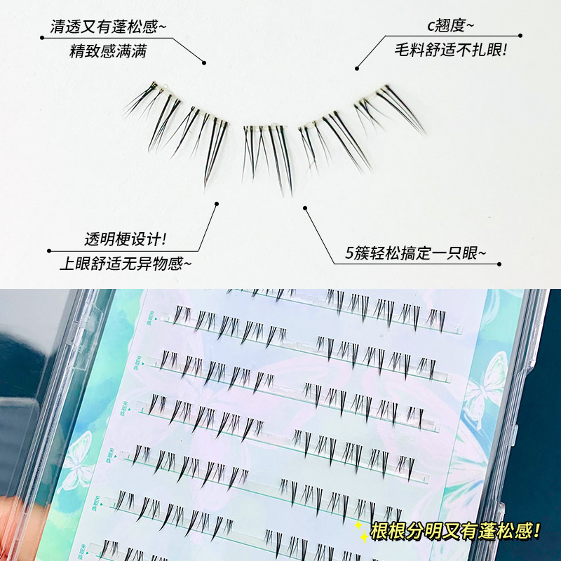 Mengjie Shangpin large-capacity Little Rabbit Glue, single cluster segmented, natural, lazy beginner comic, thick and dense Application Scenario