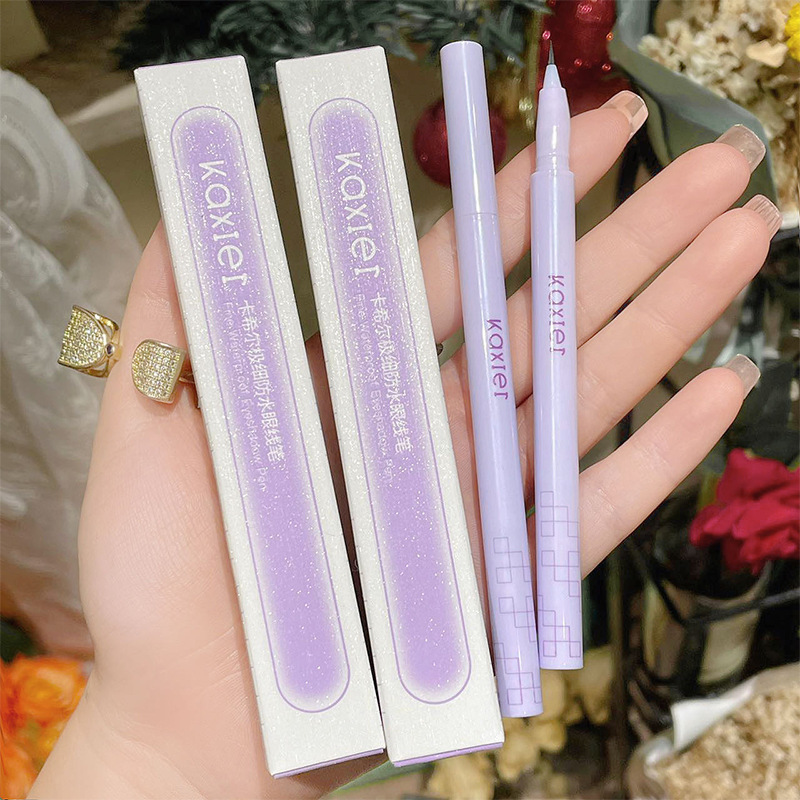 Cahill Ultra-Fine eyeliner Liquid Pen, quick-drying eyeliner pen, waterproof, non-smudging, quick-drying, setting, beginner's ultra-fine eyeliner pen details Picture