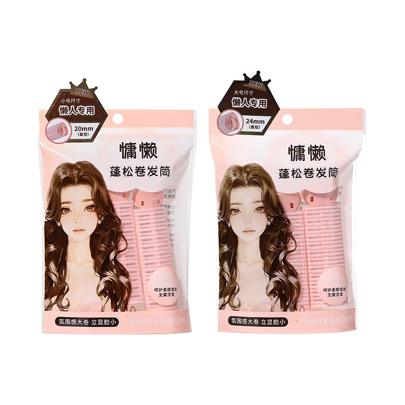 LMLTOP Lazy Voluminous Hair Curler, size self-adhesive hair curler, Air bangs high Head Top Hair curler Item Picture
