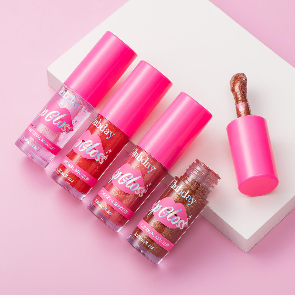 Cross-border bestseller 12-color Moisturizing lip gloss, long-lasting transparent mirror lip gloss, water and pearl Lip gloss wholesale Specification drawing