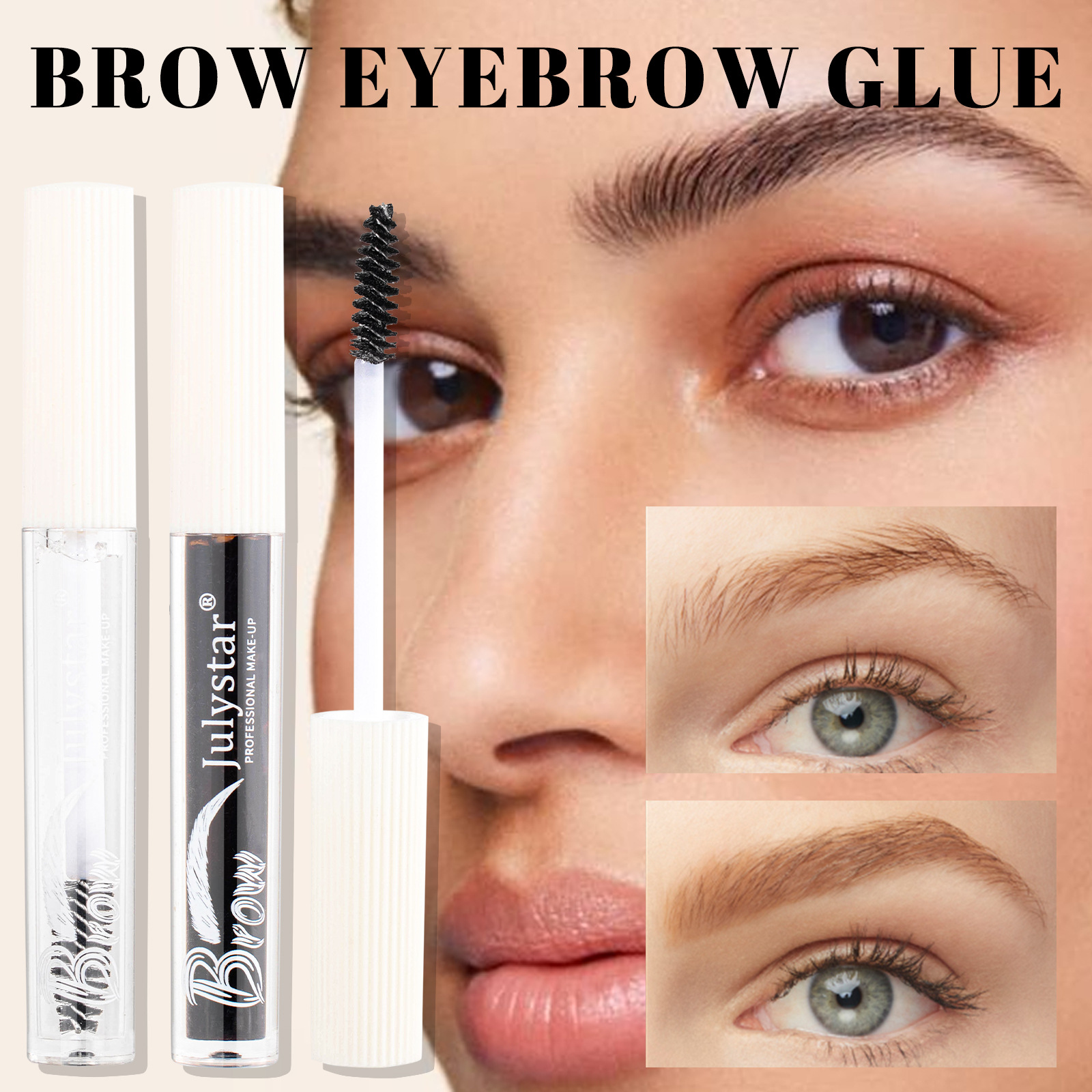 Julystar Eyebrow Gel is a waterproof, non-smudging, long-lasting waterproof, natural and three-dimensional liquid that dries quickly Application Scenario