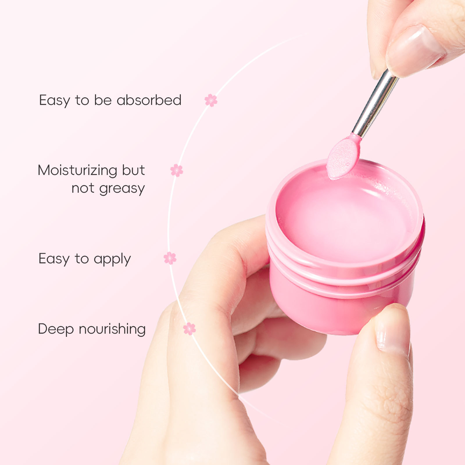 Cross-border Fenyi Japanese Cherry Blossom Lip Mask 15g Hydrating, Moisturizing and Nourishing Lip Beautifying Skin care lip Mask wholesale Specification drawing