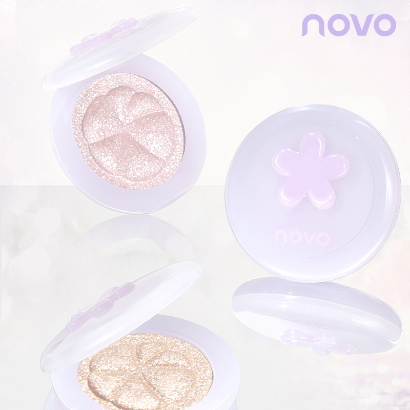 NOVO Polar Day Star River Monochrome High Gloss Powder brightening the face with fine and three-dimensional pearlescent polarized light for women, shining and retracting the chin full figure