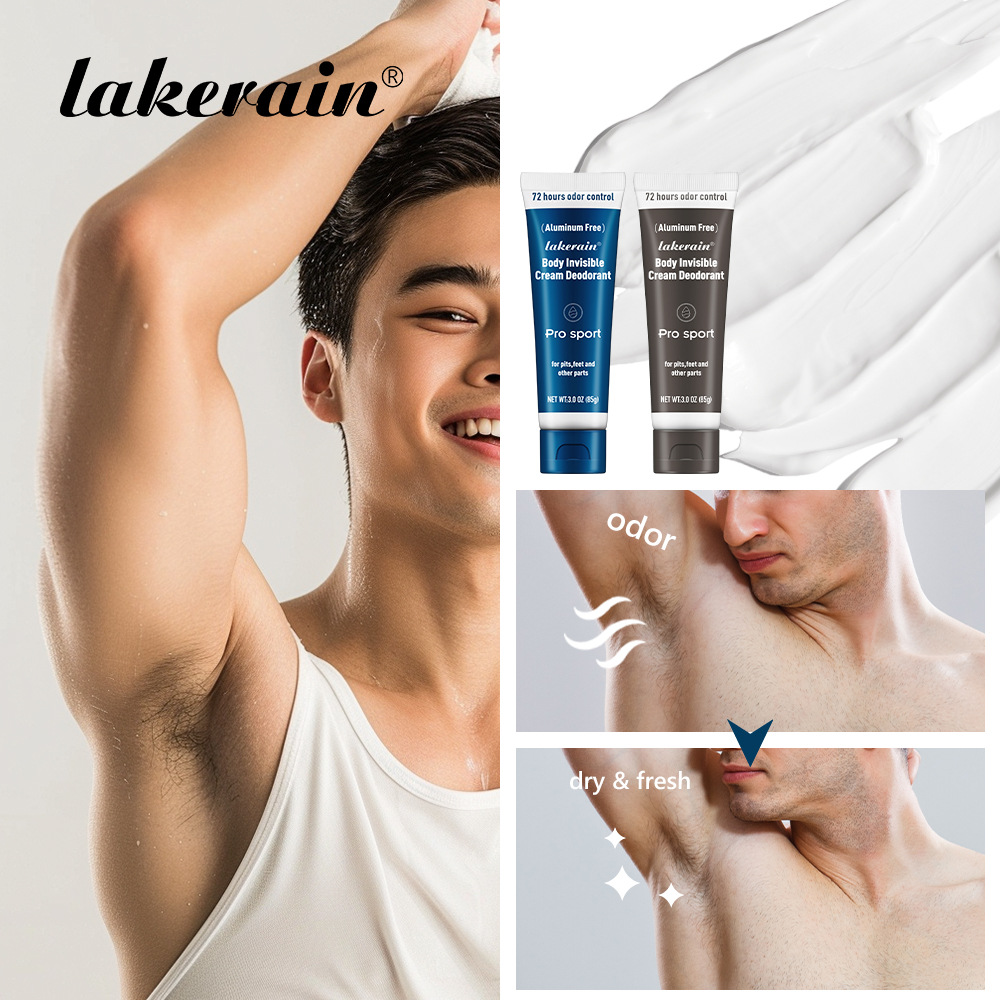 lakerain Men's Cream is a full-body Marine and wood-scented men's sports body cream Specification drawing