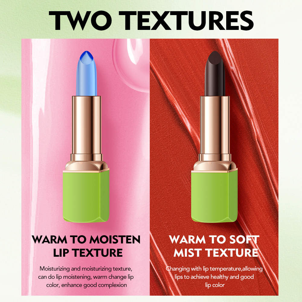 warm lipstick Cross-border NOS Aloe Vera temperature-changing Lipstick Lipstick does not stick to the cup and provides long-lasting moisturizing and nourishing lip lines Application Scenario