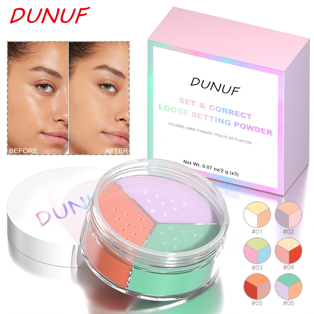 DUNUF 3-color matte setting Powder, Concealer, long-lasting waterproof Contouring powder, please check out! Disclaimer Application Scenario