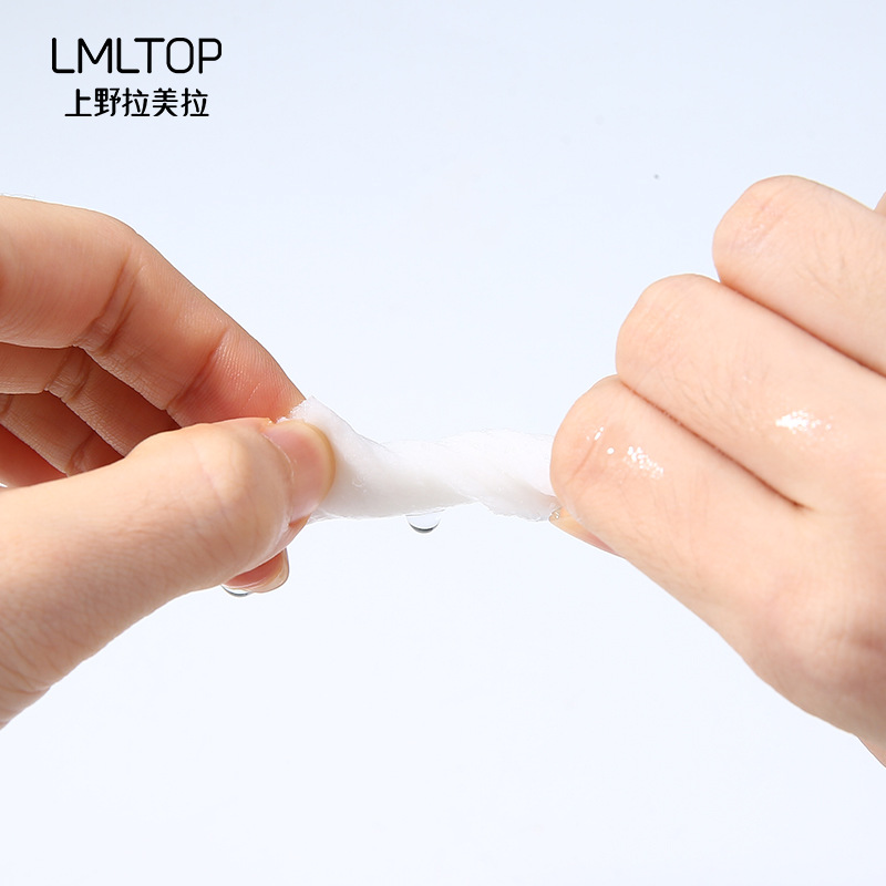 LMLTOP 100-piece Sandwich Makeup pad box set Double-sided Double-Effect thickened Makeup Remover Pad TOP-009 Application Scenario
