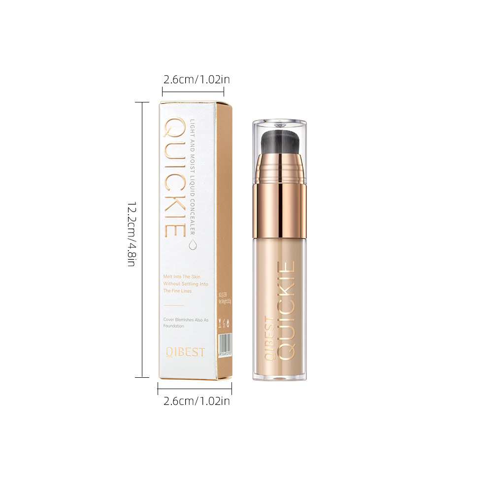 QIBESTCC Stick Foundation hydrates, controls oil, conceals blemishes, lasts for a long time without smupping, is light and skin-friendly, moisturizing BB cream foundation Item Picture