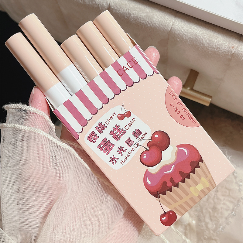 CACE Cherry Cake Mirror Water Gloss Lip Gloss Velvet Matte Lip Paste Easy to color, affordable factory wholesale Application Scenario