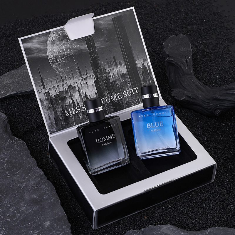 Xiaocheng Yixiang's new charming men's perfume gift box, long-lasting light fragrance Cross-border bestseller Cologne perfume set wholesale full figure