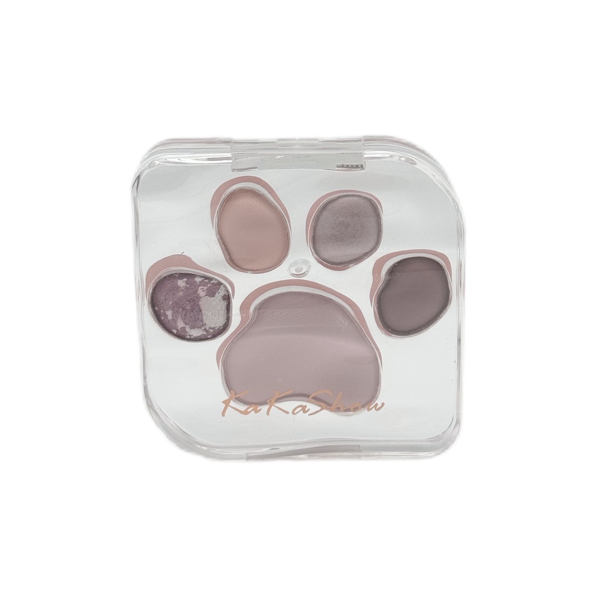 kakashow Cat Paw Eyeshadow Palette: Pearlescent and matte, fine powder texture, Korean-style color-enhancing slimming blush one-piece set for beginners Item Picture