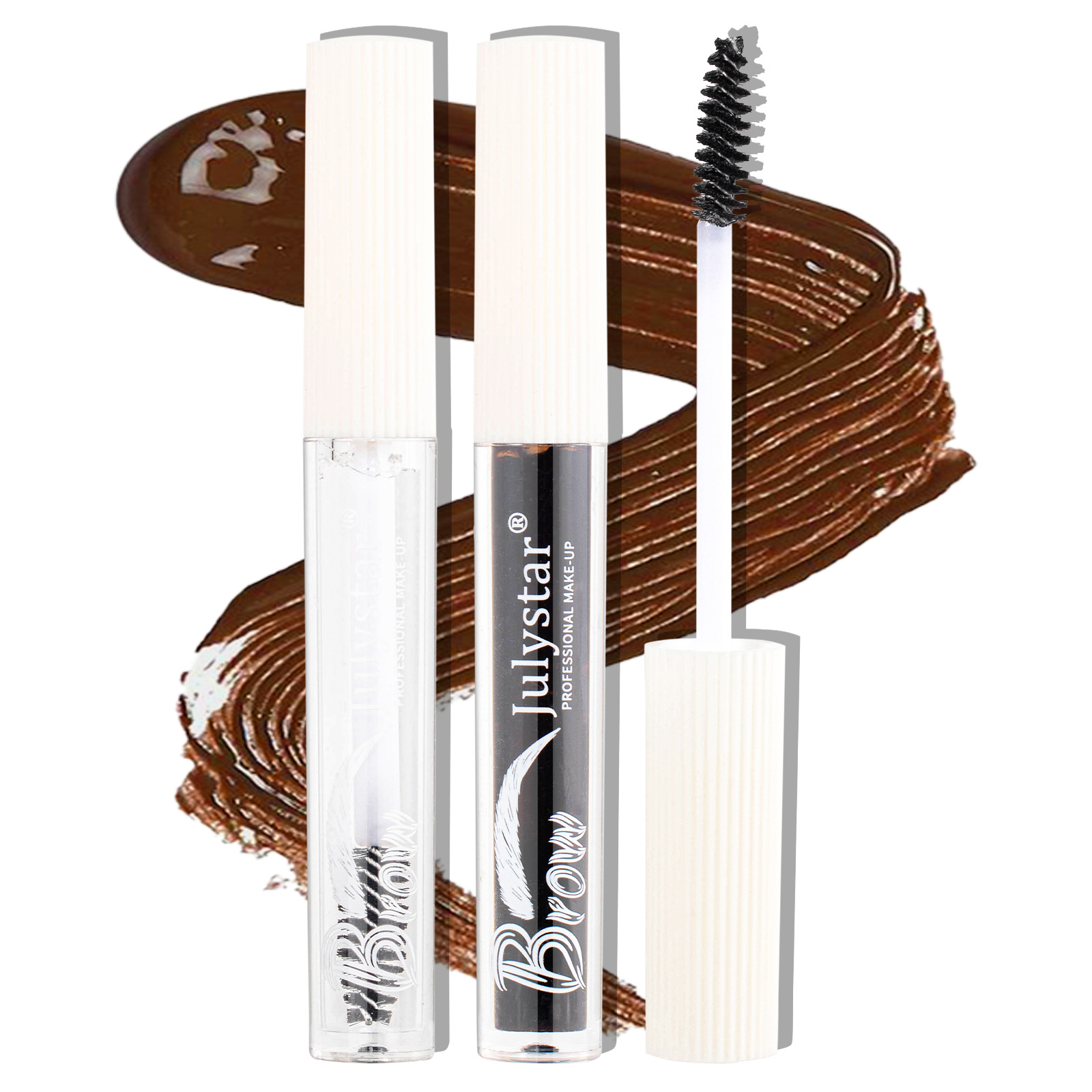 Julystar Eyebrow Gel is a waterproof, non-smudging, long-lasting waterproof, natural and three-dimensional liquid that dries quickly Item Picture