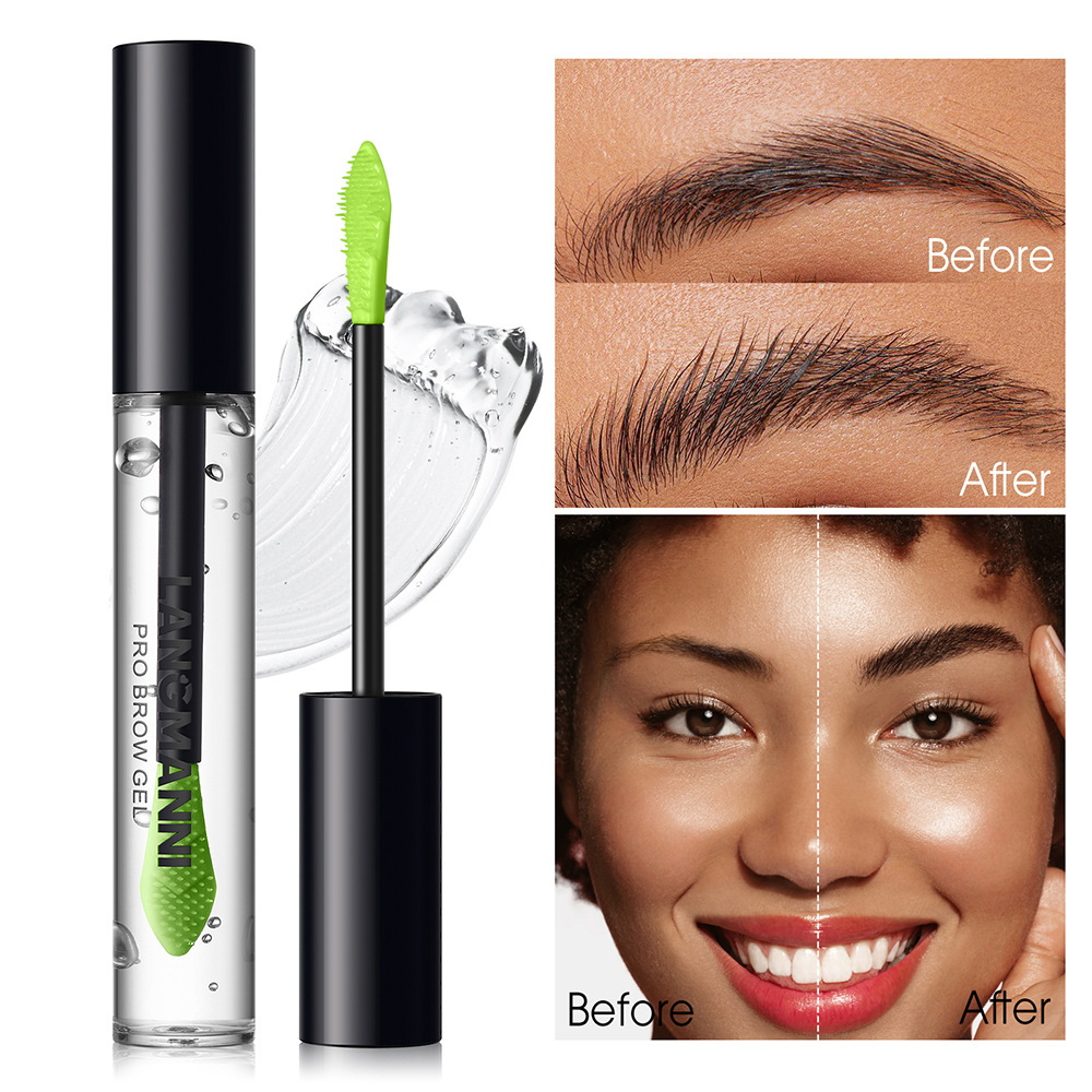 Langmanni's new three-dimensional shaping eyebrow gel, fang Water Wild Natural Eyebrow Gel full figure
