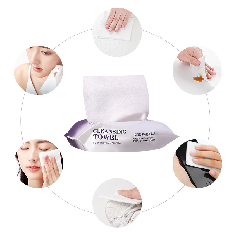 LMLTOP 20pcs Facial Cleans CottonDisposable Towel SY454 Specification drawing