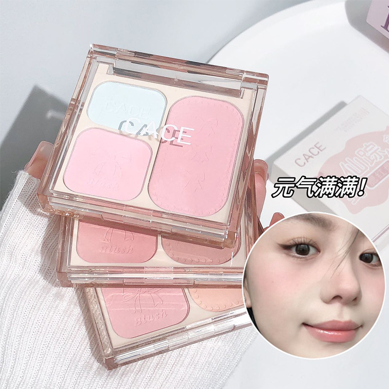 CACE's new "The Wizard of Oz" comprehensive blush palette, a set of three-color blush, natural and daily cross-border affordable wholesale Specification drawing