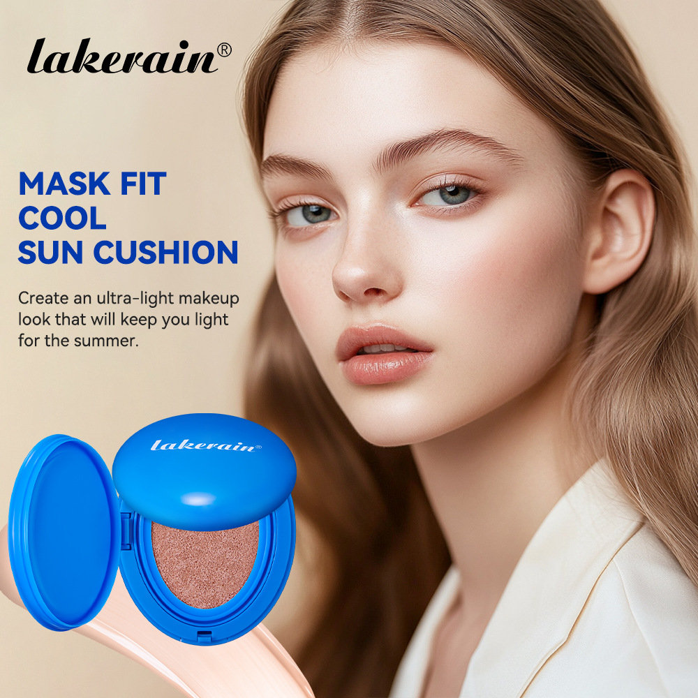 lakerain Blue Cushion Foundation Semi-matte Cushion Foundation Liquid details Picture