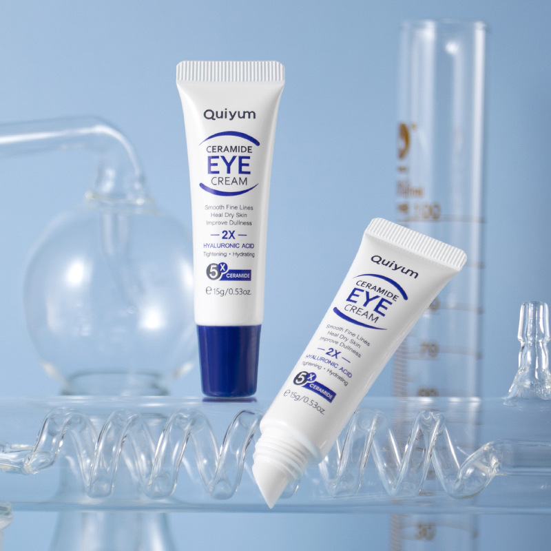 Cross-border QUIYUM Ceramide Eye Cream 15g Hydrating, moisturizing and repairing eye area skin care products manufacturer wholesale full figure