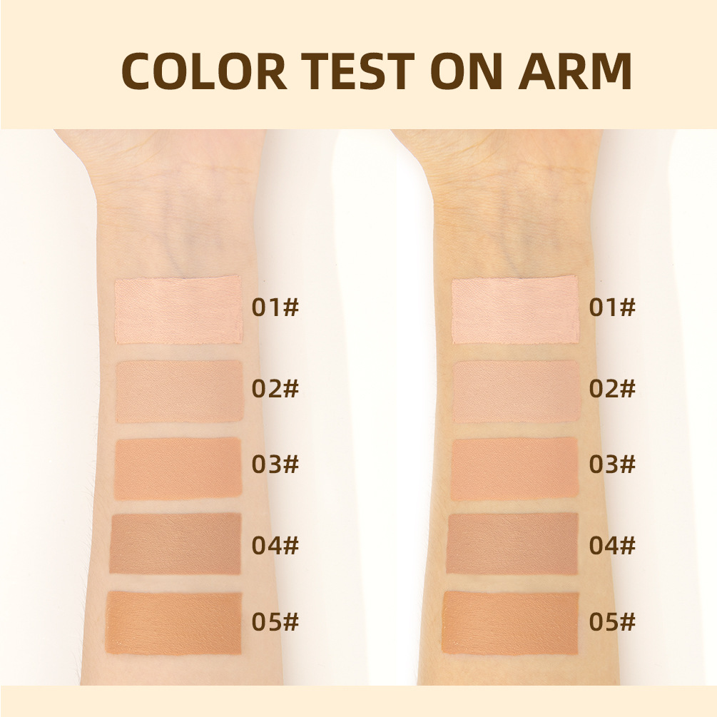 QIBEST Foundation is sweat-proof, does not easily smudge, controls oil, provides concealer and long-lasting makeup, is waterproof, and is suitable for dry and oily skin Application Scenario