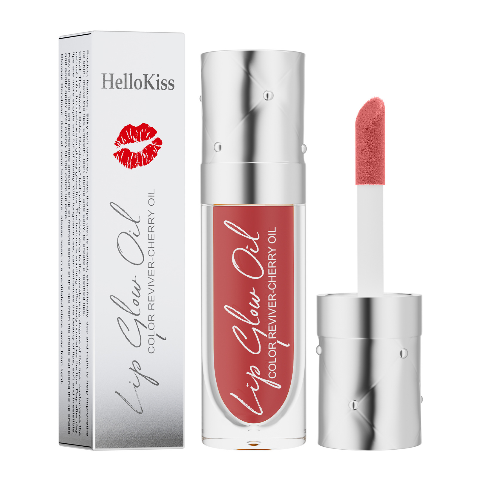 Hellokiss Lip oil Moisturizing and Nourishing Transparent Lip Care Oil Lip Gloss Gold Lip glow oil Item Picture