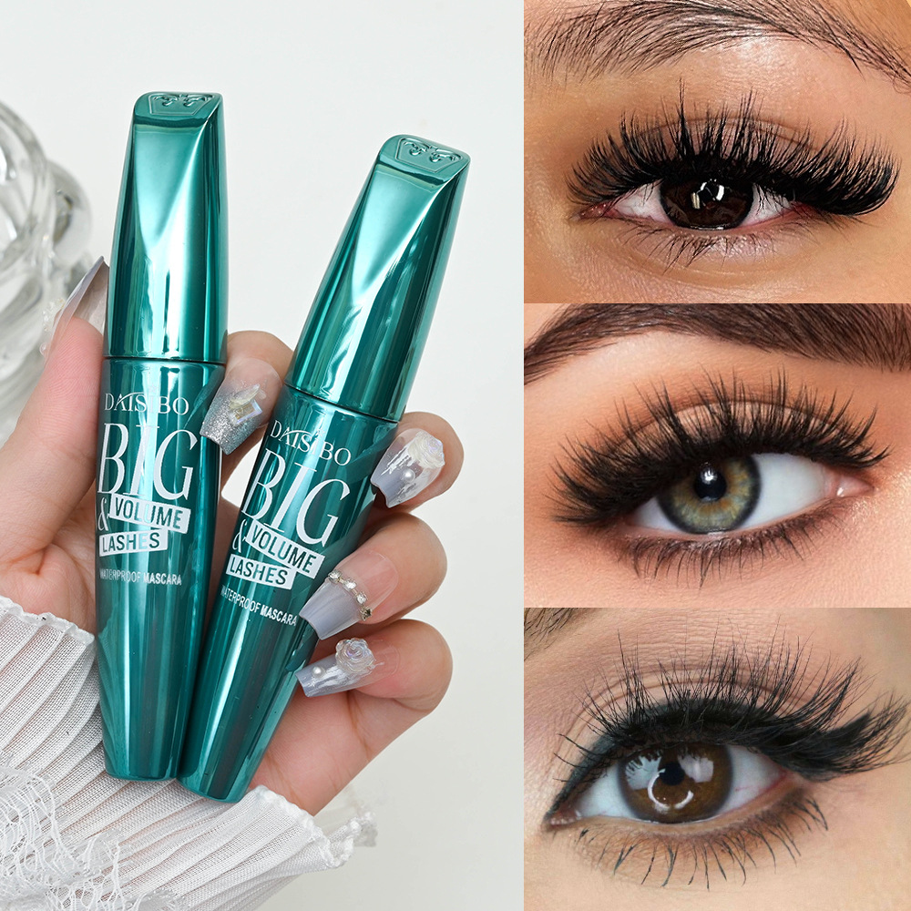 Cross-border Crown Mascara is thick, slender, waterproof, non-staining, long-lasting and thick. TEMU curls and sets the shape for eyelashes Specification drawing