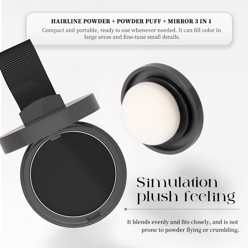 MAYCHEER Hairline Contouring Shadow Powder 31 color for Forehead Contouring and filling Hairline replacement 3089 Application Scenario
