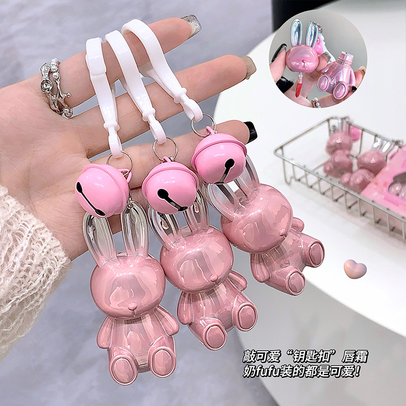 Cross-border Gege bear Pink Rabbit Velvet Misty Lip Cream, lip glaze lipstick, fine matte finish, whitening and color-enhancing, cute student full figure