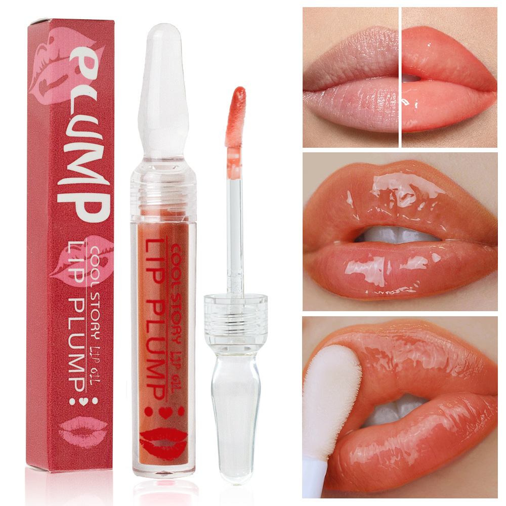 Dudu Lip gloss, full-bodied lip oil, fruit-flavored lip gloss for lips full figure