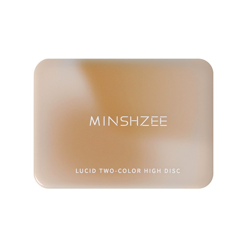 Mingxi Zhi Dual-color High Gloss Matte High Gloss Cream for contouring, concealing, moisturizing and brightening the face, natural High gloss cross-border Item Picture