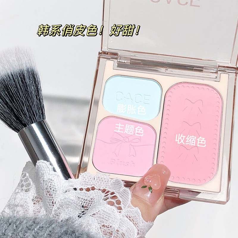 CACE's new "The Wizard of Oz" comprehensive blush palette, a set of three-color blush, natural and daily cross-border affordable wholesale details Picture
