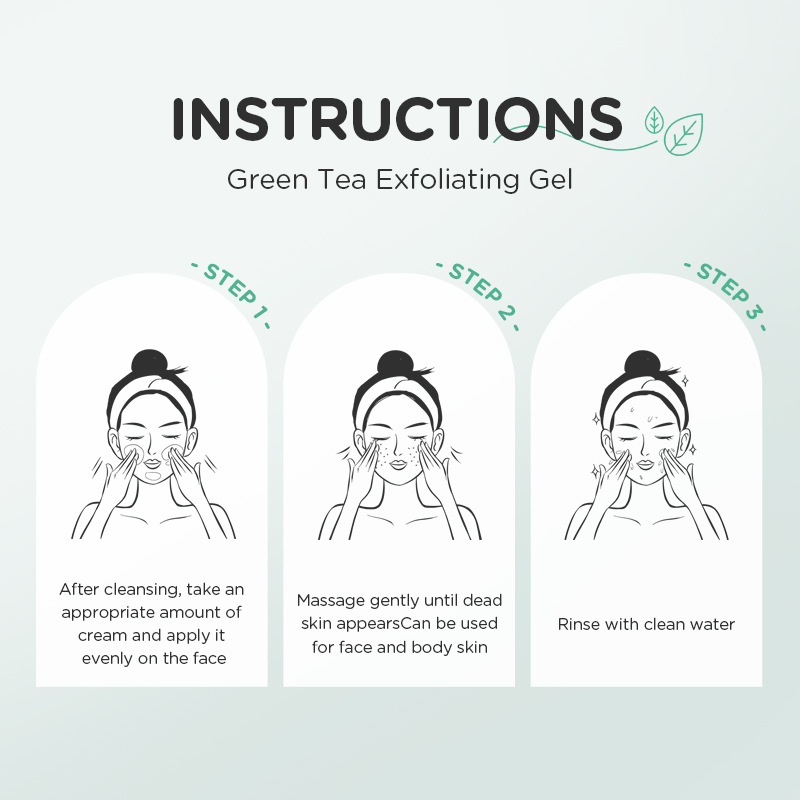 temu version QUIYUM Green Tea Keratin Gel 30g (Tube) Facial Pore Cleansing Keratin Manufacturer Application Scenario