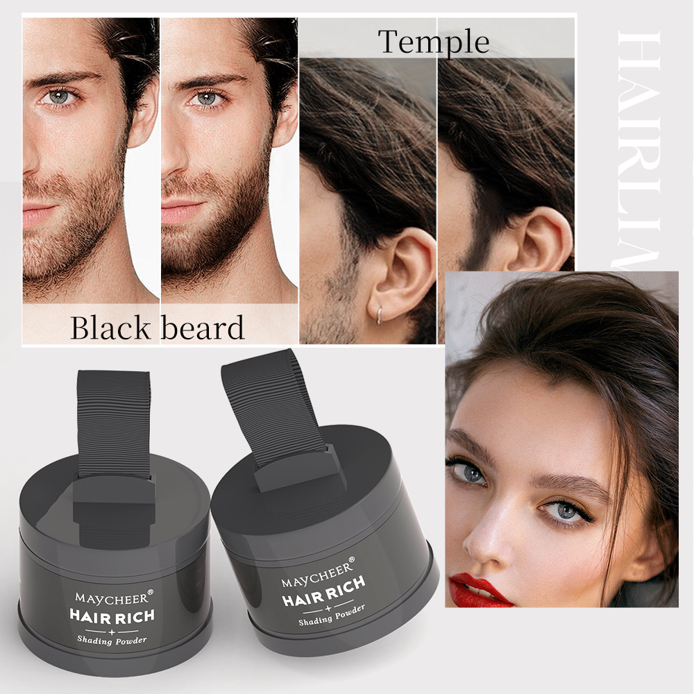 MAYCHEER Hairline Contouring Shadow Powder 31 color for Forehead Contouring and filling Hairline replacement 3089 Specification drawing