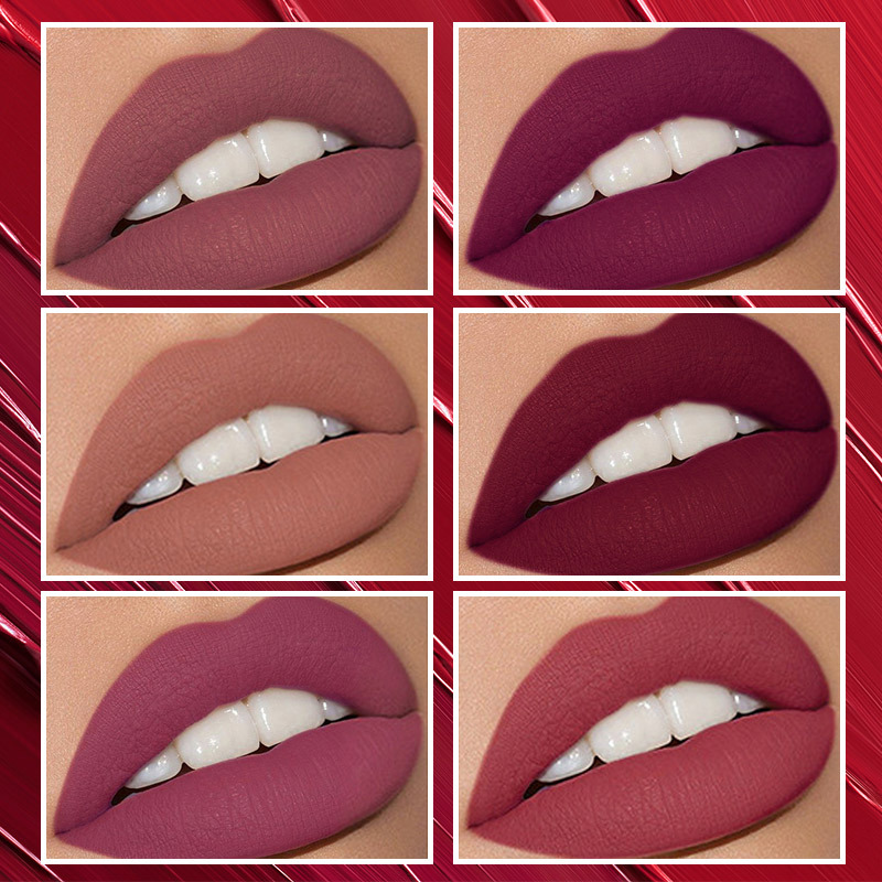 Langmanni's new Starry Sky bullet-shaped lipstick pen, single black tube matte textured lipstick, cross-border makeup Specification drawing