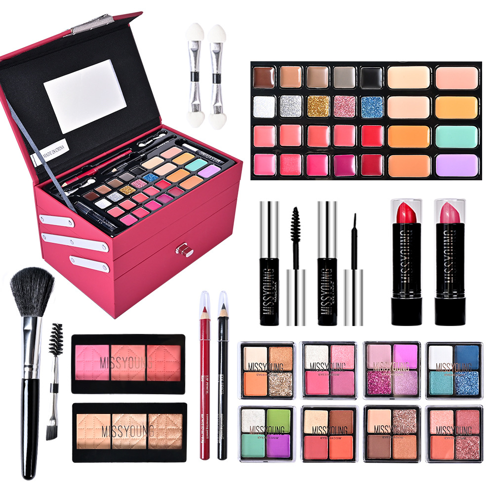 76-color new export makeup set, cross-border e-commerce cosmetics set, festival gift set full figure